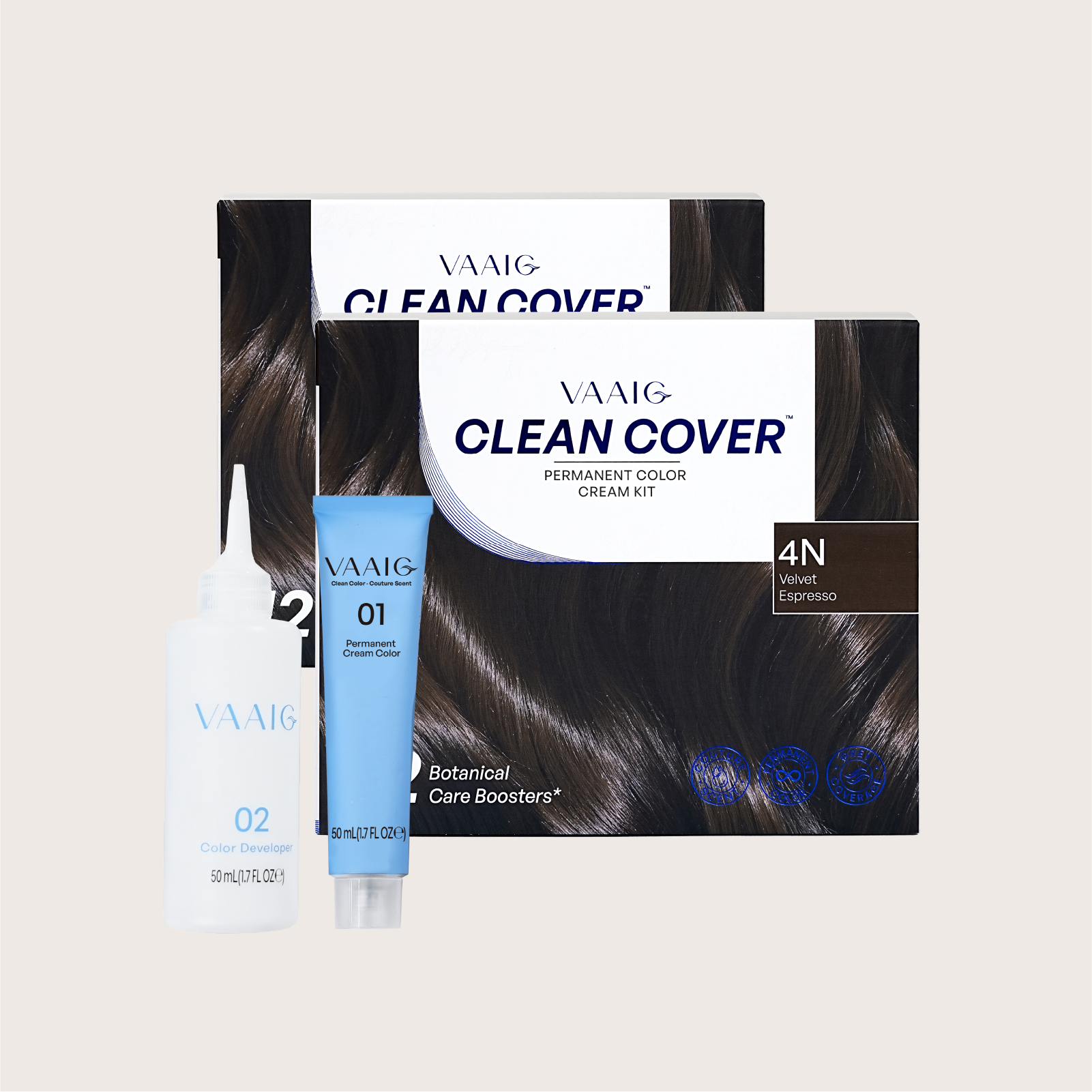 VAAIG Clean Cover 4N Velvet Espresso（2 Boxes）