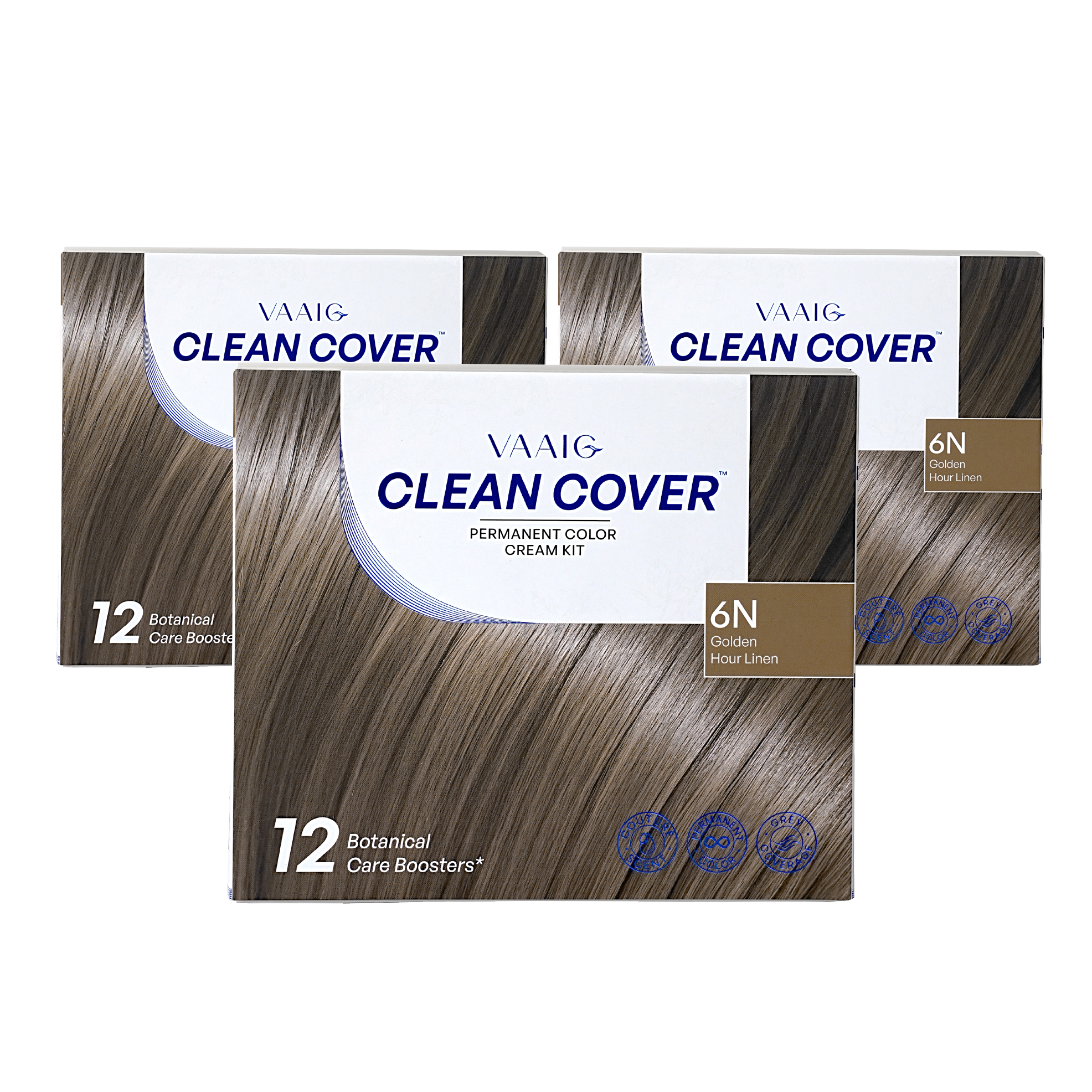 VAAIG Clean Cover 6N Golden Hour Linen（3 Boxes）