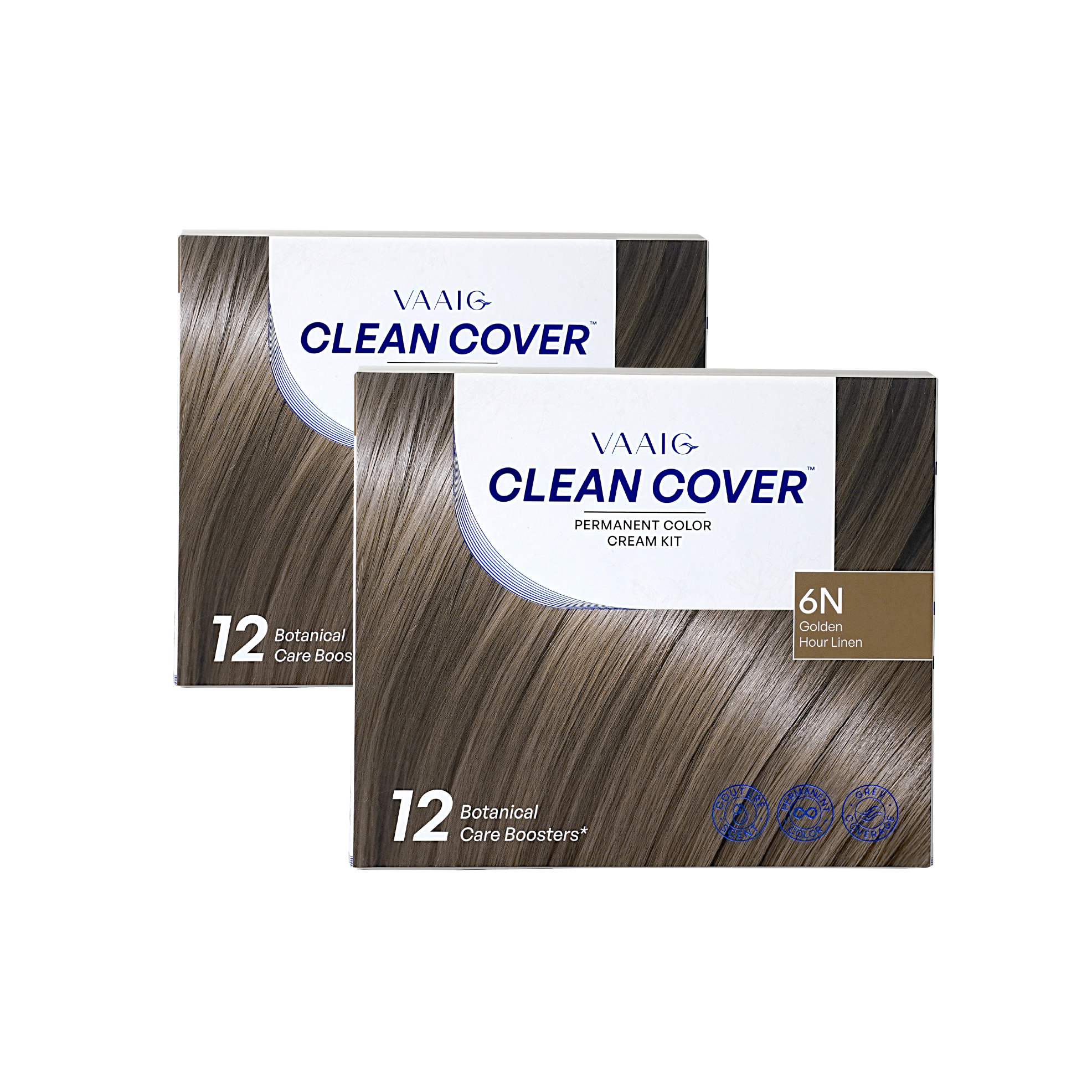 VAAIG Clean Cover 6N Golden Hour Linen（2 Boxes）
