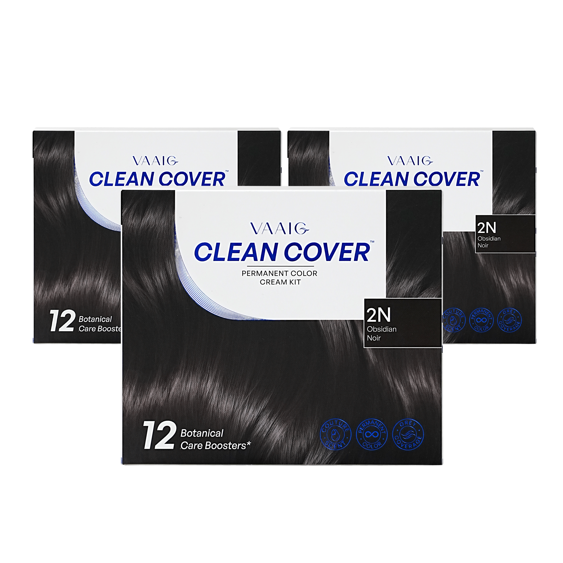 VAAIG Clean Cover 2N Obsidian Satin Black（3 Boxes）